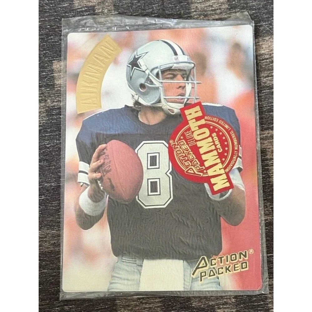 1994 Action Packed - Deluxe Mammoth Troy Aikman #MMP